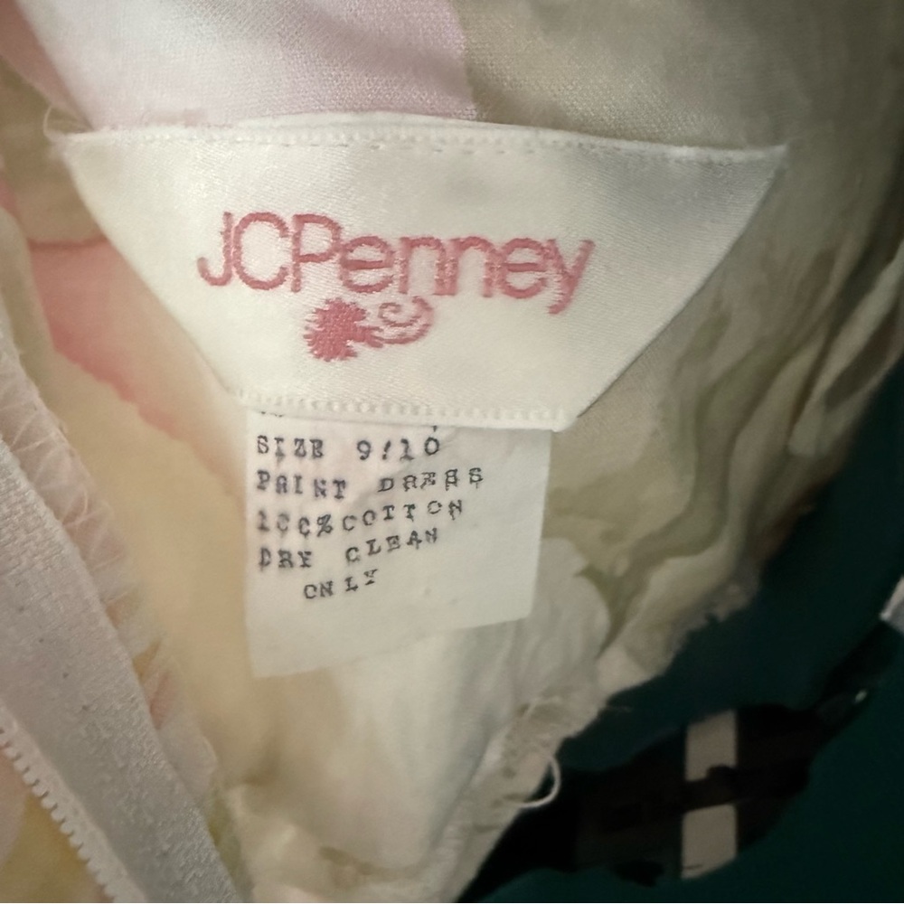 Vintage JC Penney Cotton Midi Dress - Small - Picture 2 of 9